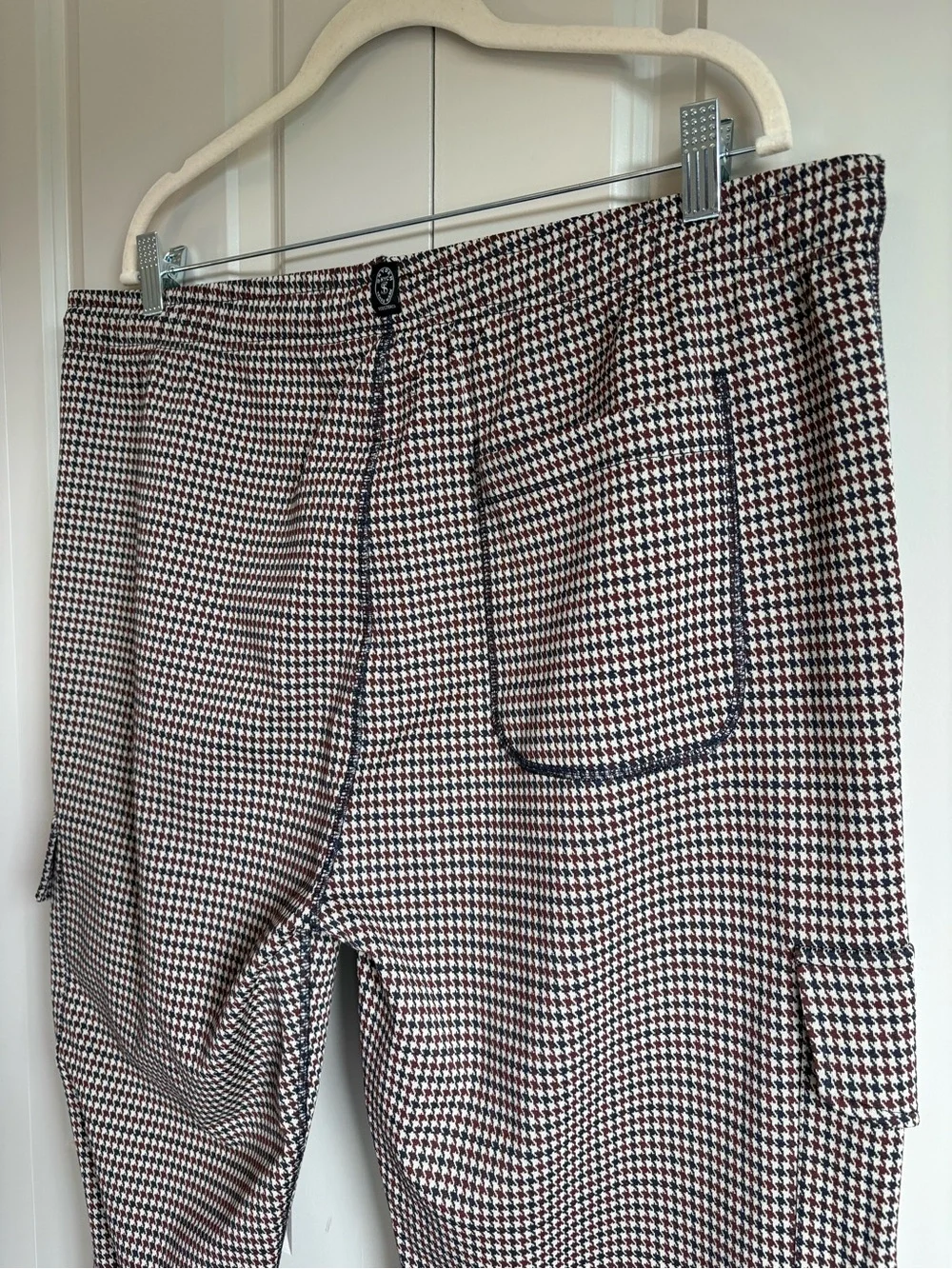 Todd Snyder Men's Houndstooth Technical Knit Pull On Jogger Pants – Size XL
